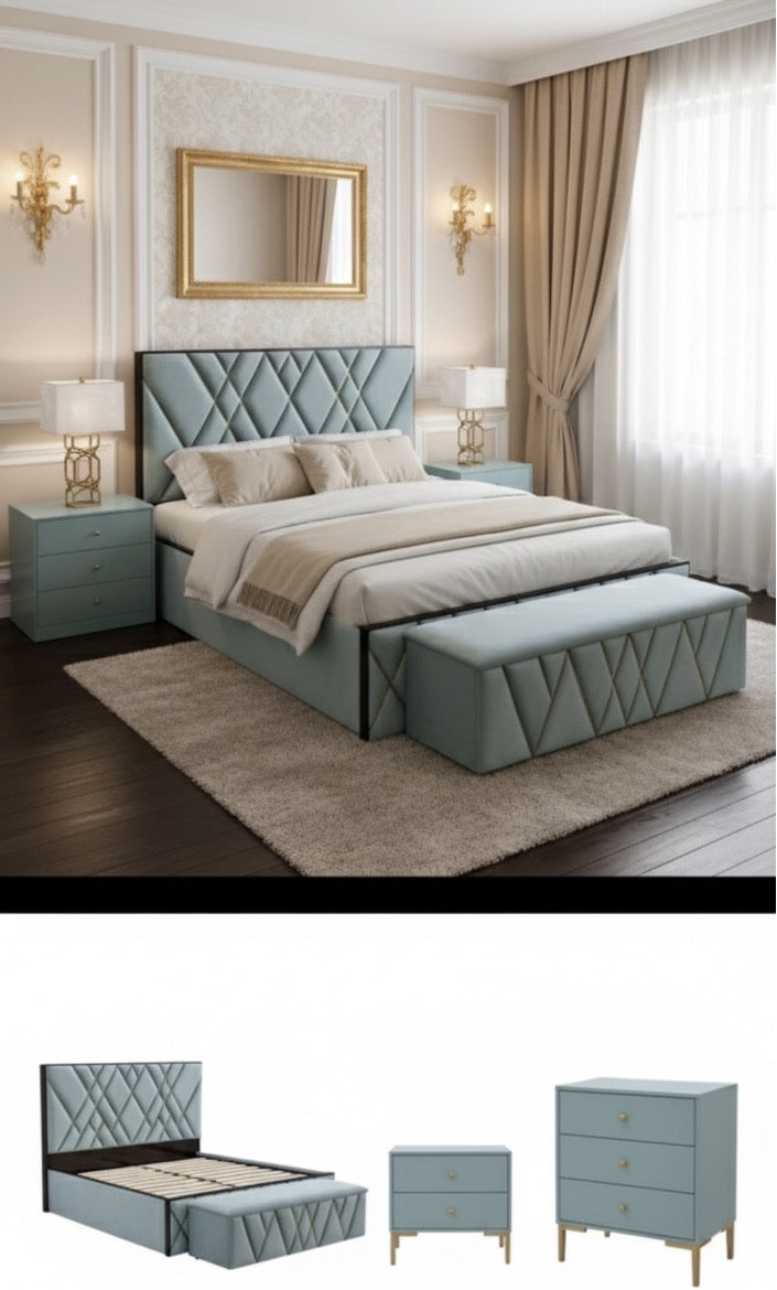 Luxury Tufted Bedroom Set