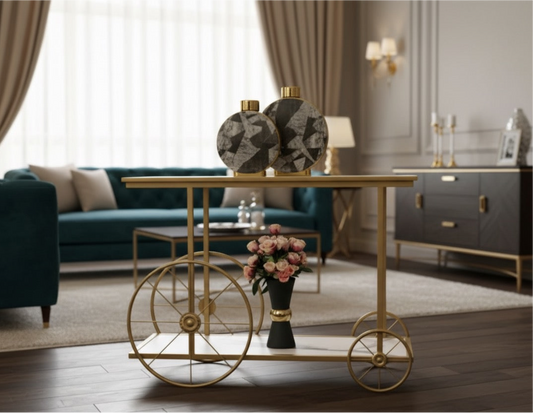 Marble Tea Trolley