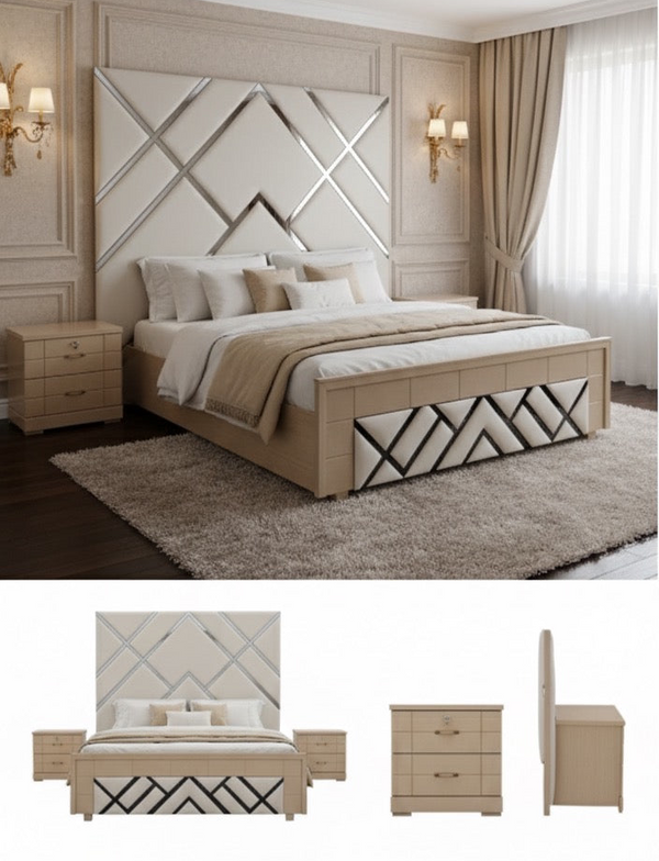 Geometric Glamour Bedroom Set