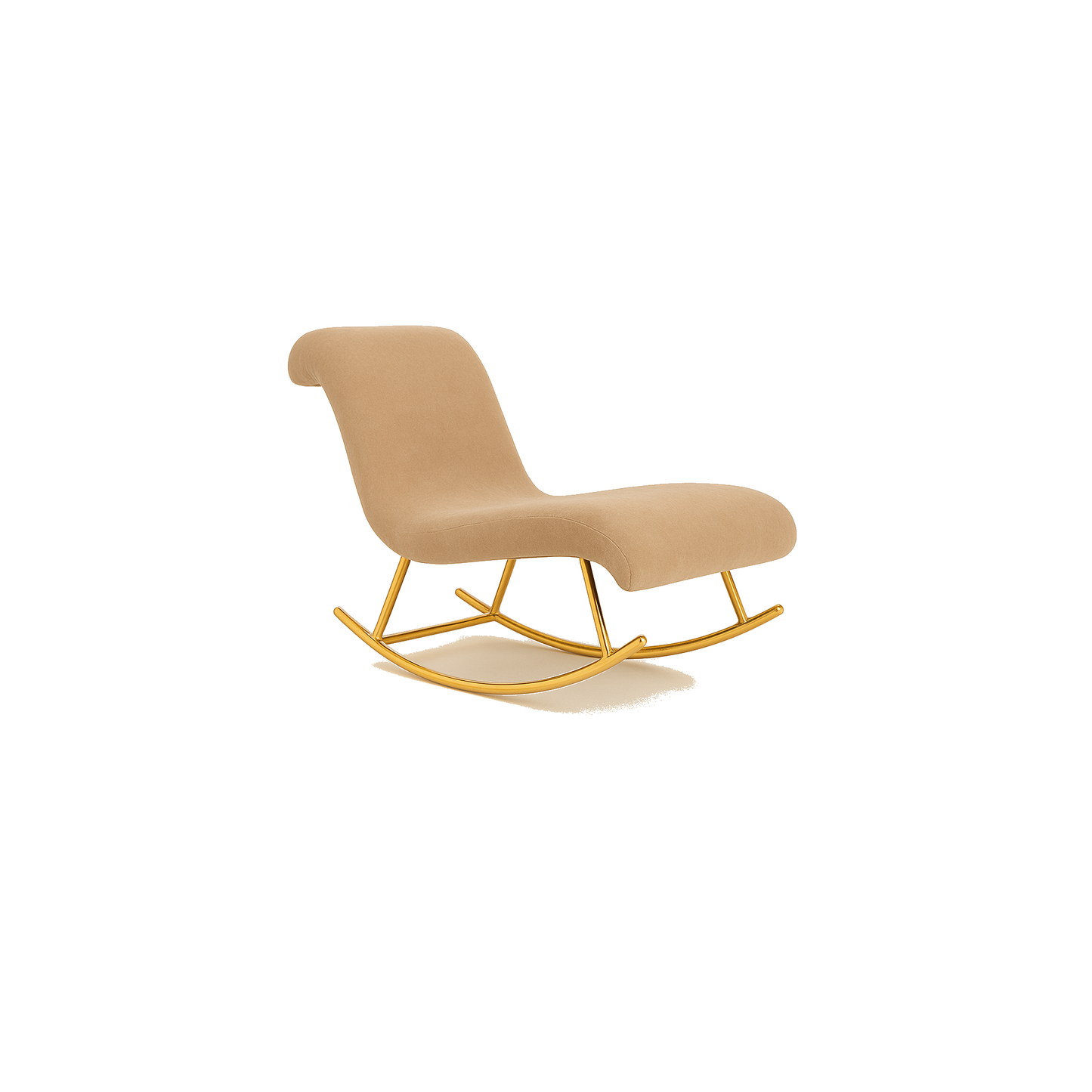 Modern Rocking Chaise Lounge Chair